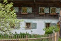 Open-air museum with old farmhouses and buildings in GroÃÅ¸gmain in Salzburg, Austria, Europe